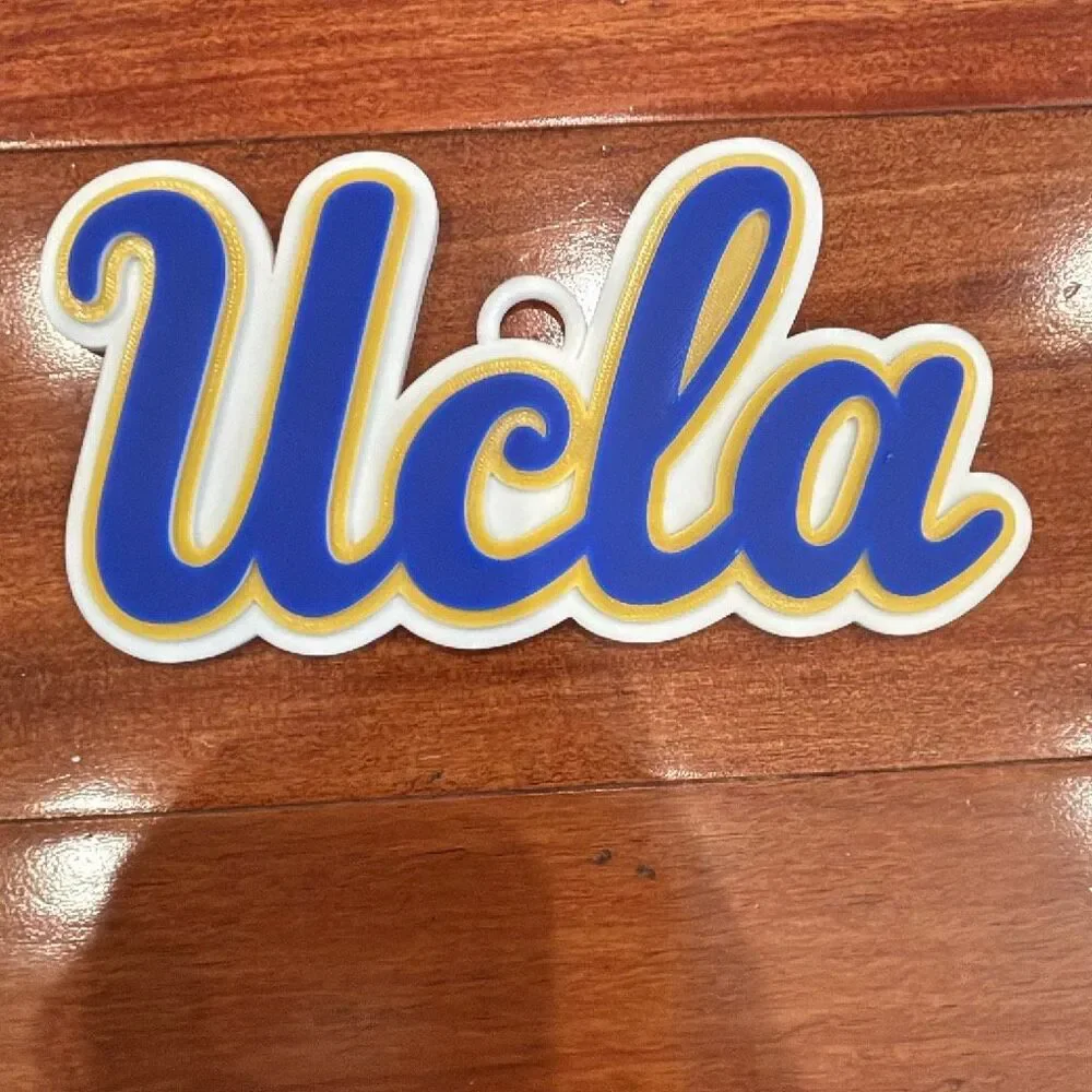 UCLA Pendant Oversized Chain Wall Décor Collegiate Bruins Fan Gift Dorm Room
